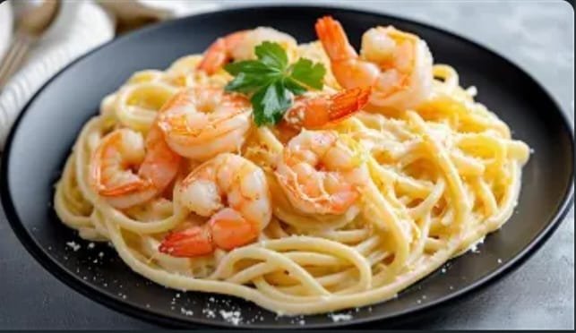 Shrimp Pasta Alfredo